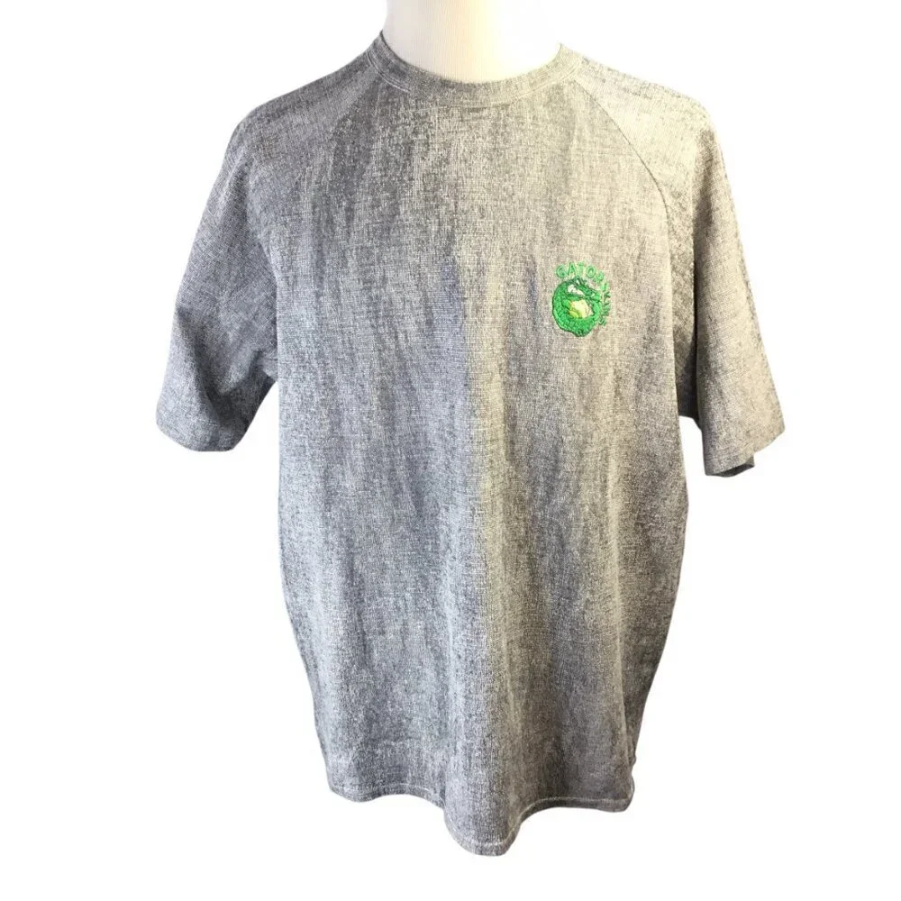 GatorSkins Thermal Crew Neck 4X Short Sleeve USA Charcoal Gray Biker Base Layer